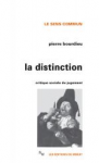 La distinction : critique sociale du jugement